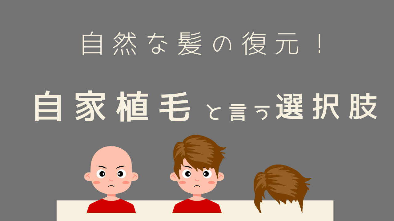 自然な髪の復元：自家植毛の可能性